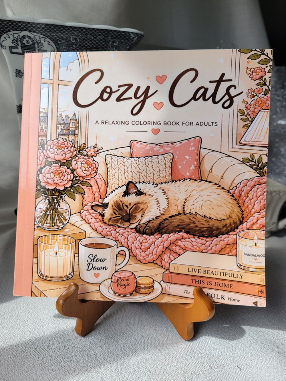 Cozy Cats Coloring Book